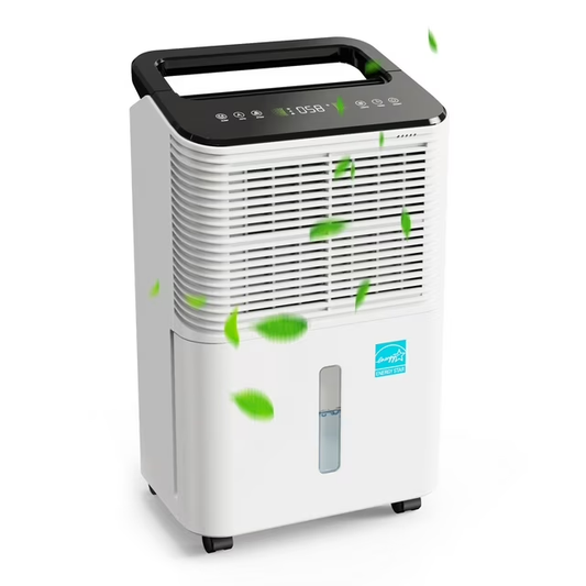 TABYIK 12 Pint Dehumidifier,Dehumidifier for Basements,Home,Large Room,Bathroom,Auto Mode with Drain Hose,Smart Humidity Control,2.3L Water Tank,up to 1500 Sq.ft